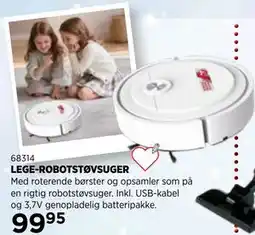KiDS Coolshop LEGE-ROBOTSTØVSUGER tilbud