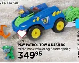 KiDS Coolshop PAW PATROL TOW & DASH RC tilbud