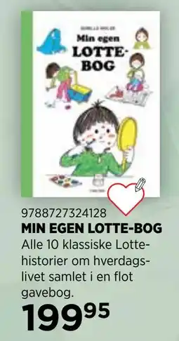 KiDS Coolshop MIN EGEN LOTTE-BOG tilbud