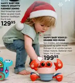 KiDS Coolshop HAPPY BABY KRAVLEKRABBE MED MUSIK tilbud