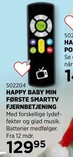 KiDS Coolshop HAPPY BABY MIN FØRSTE SMARTTV FJERNBETJENING tilbud
