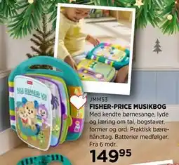 KiDS Coolshop FISHER-PRICE MUSIKBOG tilbud