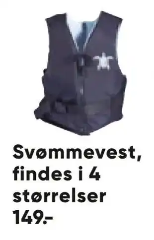 Bilka Svømmevest, findes i 4 størrelser tilbud