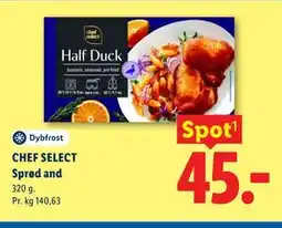 Lidl CHEF SELECT Sprød and tilbud