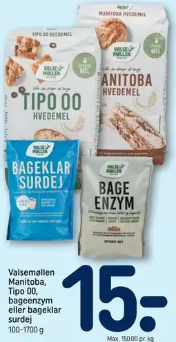 REMA 1000 Valsemøllen Manitoba, Tipo 00, bageenzym eller bageklar surdej tilbud