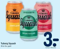 REMA 1000 Tuborg Squash tilbud