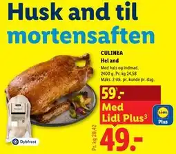 Lidl CULINEA Hel and tilbud