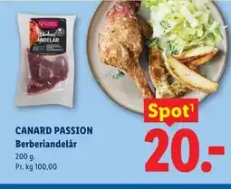 Lidl CANARD PASSION Berberiandelår tilbud