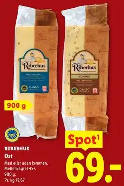 Lidl RIBERHUS Ost tilbud