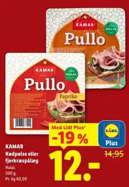 Lidl KAMAR, App-pris tilbud