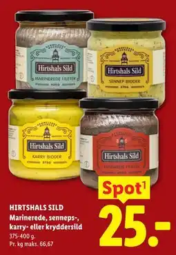 Lidl HIRTSHALS SILD tilbud