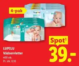 Lidl LUPILU Vådservietter tilbud