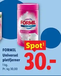 Lidl FORMIL Universel pletfjerner tilbud