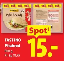 Lidl TASTINO Pitabrød tilbud