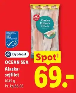 Lidl OCEAN SEA Alaskasejfilet tilbud