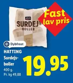 Lidl HATTING Surdejsboller tilbud