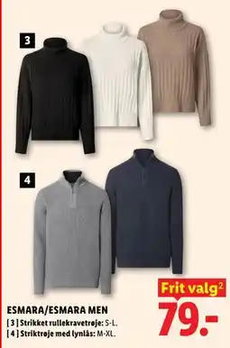 Lidl ESMARA/ESMARA MEN Strikket rullekravetrøje tilbud