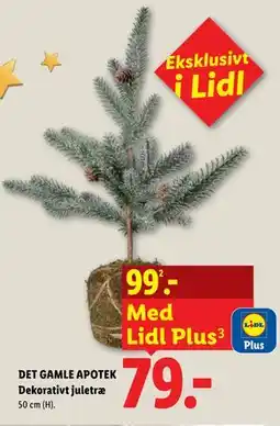 Lidl DET GAMLE APOTEK Dekorativt juletræ tilbud