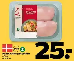 Netto Dansk kyllingebrystfilet tilbud
