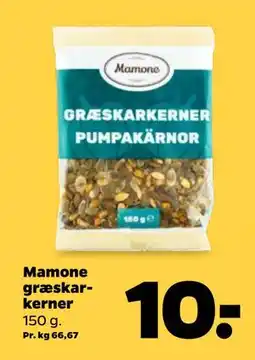 Netto Mamone græskarkerner tilbud