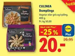 Lidl CULINEA Dumplings, App-pris tilbud