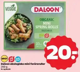 Netto Daloon økologiske mini forårsruller tilbud