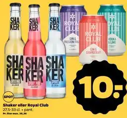 Netto Shaker eller Royal Club tilbud