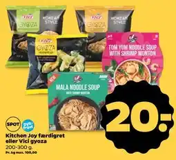 Netto Kitchen Joy færdigret eller Vici gyoza tilbud