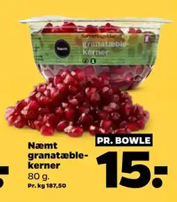 Netto Næmt granatæblekerner tilbud