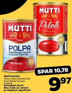 Netto Mutti tomater tilbud
