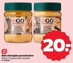 Netto ØGO økologisk peanutbutter tilbud