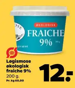 Netto Løgismose økologisk fraiche 9% tilbud