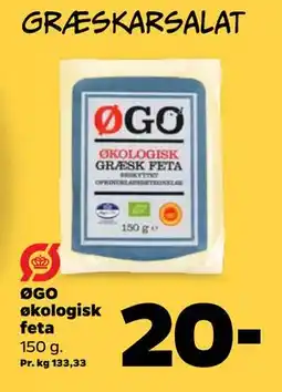 Netto ØGO økologisk feta tilbud