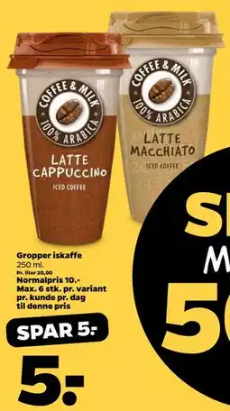 Netto Gropper iskaffe tilbud