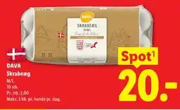 Lidl DAVA Skrabeæg tilbud