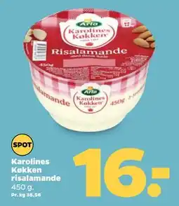 Netto Karolines Køkken risalamande tilbud