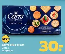 Netto Carrs kiks til ost tilbud