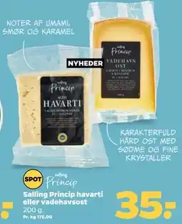 Netto Salling Princip havarti eller vadehavsost tilbud
