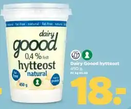 Netto Dairy Goood hytteost tilbud