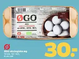 Netto ØGO økologiske æg tilbud
