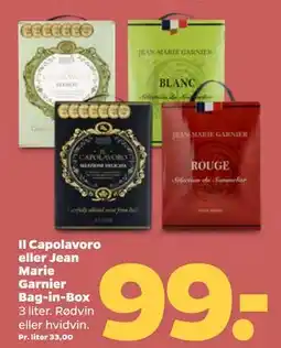 Netto Il Capolavoro eller Jean Marie Garnier Bag-in-Box tilbud