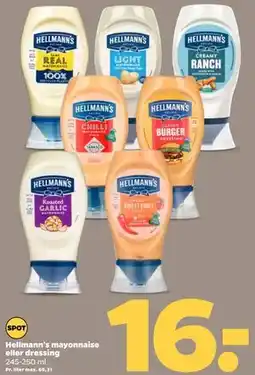 Netto Hellmann's mayonnaise eller dressing tilbud