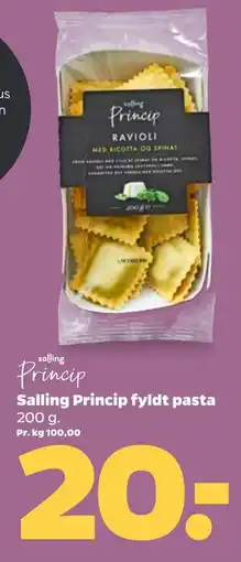 Netto Salling Princip fyldt pasta tilbud