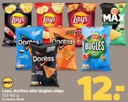 Netto Lays, Doritos eller Bugles chips tilbud