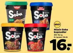 Netto Nissin Soba kopnudler tilbud