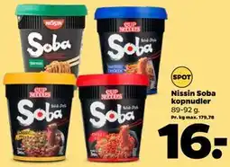 Netto Nissin Soba kopnudler tilbud