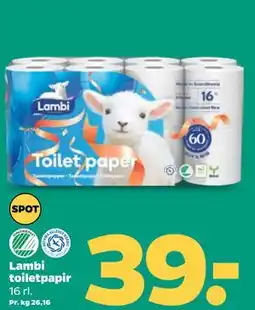 Netto Lambi toiletpapir tilbud
