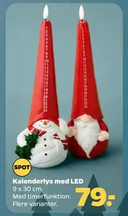 Netto Kalenderlys med LED tilbud