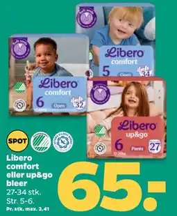 Netto Libero comfort eller up&go bleer tilbud