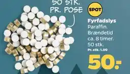 Netto Fyrfadslys tilbud
